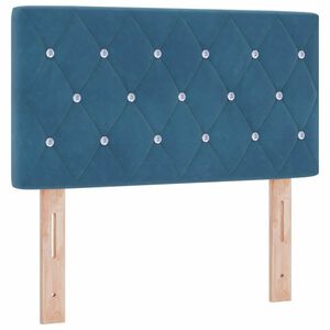 vidaXL Čelo postele Tmavě modr&aacute; 80 cm samet