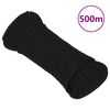 vidaXL Pracovn&iacute; lano čern&eacute; 3 mm 500 m polypropylen