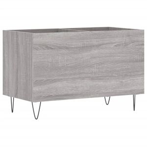 vidaXL Skř&iacute;ňka na LP desky &scaron;ed&aacute; sonoma 74,5x38x48 cm kompozitn&iacute; dřevo