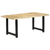 vidaXL J&iacute;deln&iacute; stůl 180 x 90 x 76 cm masivn&iacute; mangovn&iacute;kov&eacute; dřevo