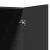 vidaXL Skříňka nad pračku černá 71 x 71,5 x 91,5 cm