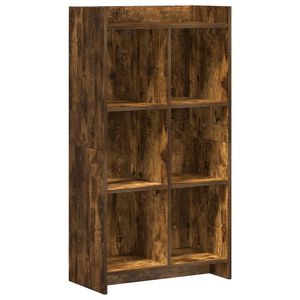 vidaXL knihovna Kouřov&yacute; dub 59 x 30 x 111 cm Kompozitn&iacute; dřevo
