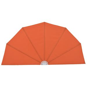 vidaXL Skl&aacute;dac&iacute; z&aacute;stěna na terasu terracotta 160 cm