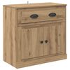vidaXL Vysok&yacute; bufet Artisanov&yacute; dub 70 x 35,5 x 67,5 cm