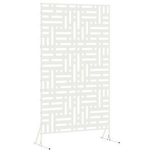 vidaXL Obrazovka pro soukrom&iacute; 100 x 50 x 180 cm Ocel B&iacute;l&aacute;
