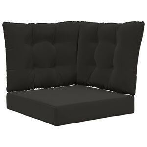 vidaXL Venkovn&iacute; pol&scaron;t&aacute;ř na pohovku Polyester Čern&aacute; 50,5 x 50,5 cm