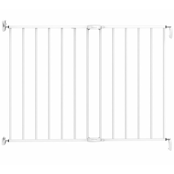 Noma Roz&scaron;iřiteln&aacute; dětsk&aacute; z&aacute;brana 62&ndash;102 cm kov b&iacute;l&aacute; 93361