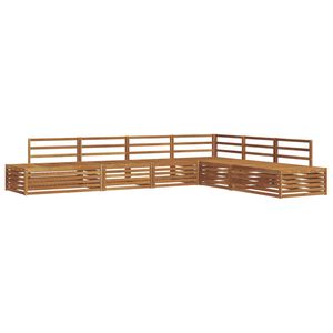 vidaXL Venkovn&iacute; pohovkov&aacute; souprava 6 Kus Př&iacute;rodn&iacute;