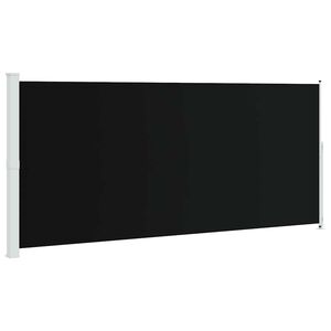 vidaXL Zatahovac&iacute; bočn&iacute; mark&yacute;za/z&aacute;stěna 220 x 500 cm čern&aacute;