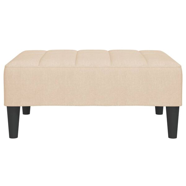 vidaXL Podnožka kr&eacute;mov&aacute; 78 x 56 x 32 cm textil