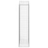vidaXL Klenut&yacute; gabionov&yacute; ko&scaron; 100 x 50 x 200/220 cm pozinkovan&eacute; železo