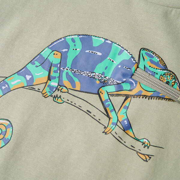 Dětsk&eacute; tričko s kr&aacute;tk&yacute;m ruk&aacute;vem světle khaki 128