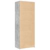 vidaXL Skříň highboard betonově šedá 70x42,5x185 cm kompozitní dřevo