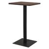 vidaXL Bistro stolek tmav&yacute; jasan 70 x 70 x 107 cm