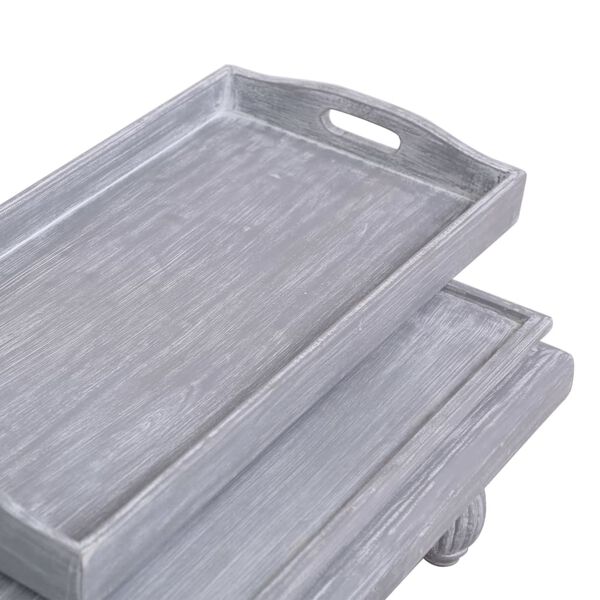 vidaXL Konferenčn&iacute; stolek &scaron;ed&yacute; 90 x 50 x 40 cm masivn&iacute; mahagon