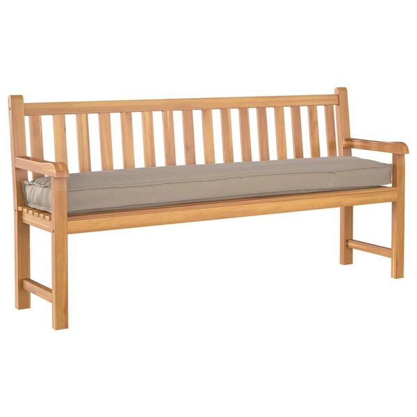 vidaXL Pol&scaron;t&aacute;ř na palety Taupe 200 x 40 x 8 cm Oxfordsk&aacute; l&aacute;tka