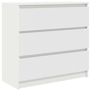 vidaXL Př&iacute;born&iacute;k b&iacute;l&yacute; 80x35x76 cm kompozitn&iacute; dřevo