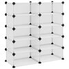 vidaXL Botn&iacute;k průhledn&yacute; 84 x 32 x 88,5 cm PP