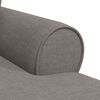 vidaXL Lounge chaise s vol&aacute;nem Taupe 91 x 157 x 91 cm textil