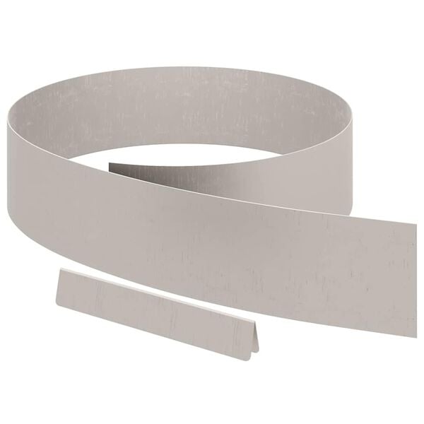 vidaXL Okraj tr&aacute;vn&iacute;ku 4 pcs Rezav&aacute; 450 x 0,05 x 15 cm