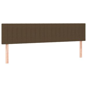 vidaXL Čela postele tmavě hněd&aacute; 180x5x78/88 cm l&aacute;tka