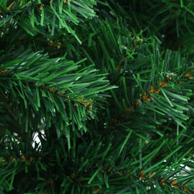 vidaXL Umělý vánoční stromek s LED a sadou koulí 210 cm 910 větví