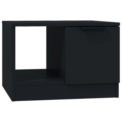 vidaXL Konferenční stolek černý 50 x 50 x 36 cm kompozitní dřevo