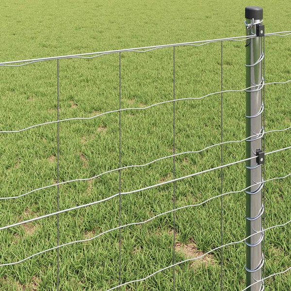 vidaXL Euro plot Stříbrná 1.5 x 10 m Horko pozinkovaná železo