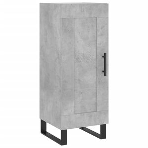 vidaXL Př&iacute;born&iacute;k betonově &scaron;ed&yacute; 34,5 x 34 x 90 cm kompozitn&iacute; dřevo