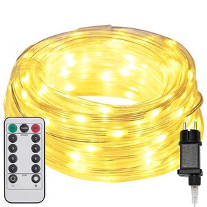 vidaXL Světeln&yacute; provaz s 120 LED diodami Tepl&aacute; b&iacute;l&aacute; 5 m PVC