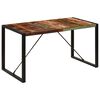 vidaXL J&iacute;deln&iacute; stůl 140 x 70 x 75 cm masivn&iacute; recyklovan&eacute; dřevo