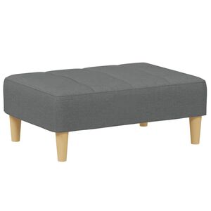 vidaXL Podnožka tmavě &scaron;ed&aacute; 77 x 55 x 31 cm textil
