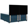 vidaXL Box spring postel s matrac&iacute; tmavě modr&aacute; 200x200 cm samet