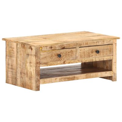 vidaXL Konferenční stolek 88 x 50 x 38 cm hrubé mangovníkové dřevo