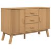 vidaXL Př&iacute;born&iacute;k OLDEN hněd&yacute; 114 x 43 x 73,5 cm masivn&iacute; borov&eacute; dřevo