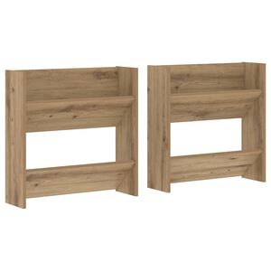 vidaXL Skř&iacute;ň na obuv 2 ks 60 x 18 x 60 cm Kompozitn&iacute; dřevo Dub artisan