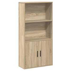 vidaXL Knihovna dub sonoma 60x24x120 kompozitn&iacute; dřevo