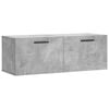 vidaXL N&aacute;stěnn&aacute; skř&iacute;ňka betonově &scaron;ed&aacute; 100x36,5x35 cm kompozitn&iacute; dřevo