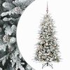vidaXL Uměl&yacute; Skl&aacute;dac&iacute; V&aacute;nočn&iacute; Strom 120 cm 150 LED Tepl&aacute; b&iacute;l&aacute; PE a PVC