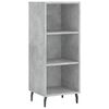 vidaXL Skř&iacute;ň highboard betonově &scaron;ed&aacute; 34,5x34x180 cm kompozitn&iacute; dřevo