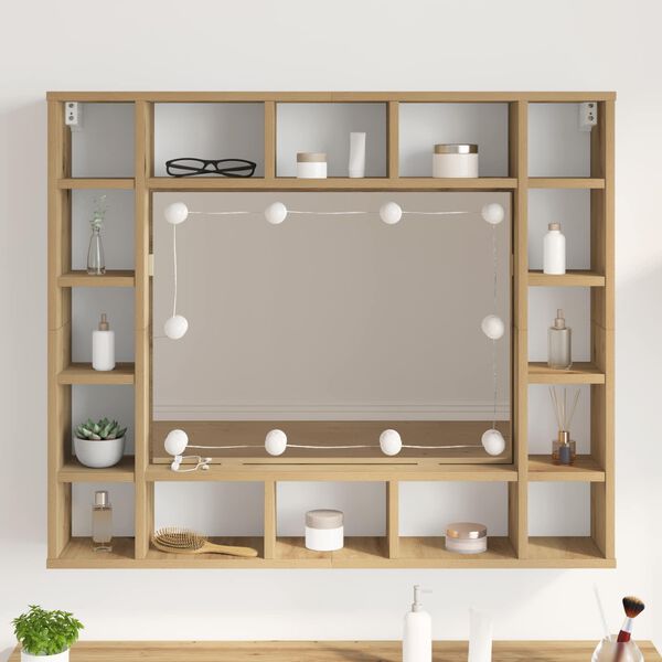 vidaXL Zrcadlov&aacute; světla 2 pcs B&iacute;l&aacute; 4.5 x 4.5 x 4.8 cm Plast