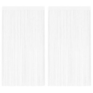 vidaXL Prov&aacute;zkov&eacute; z&aacute;clony, 2 ks, 140x250 cm, b&iacute;l&aacute;