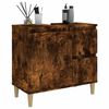 vidaXL Koupelnová skříňka kouřový dub 65 x 33 x 60 cm kompozitní dřevo