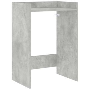 vidaXL Skř&iacute;ň na pračku s &uacute;loži&scaron;těm Betonově &scaron;ed&aacute; 67,5 x 48 x 97 cm