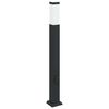 vidaXL Sloupkov&eacute; sv&iacute;tidlo se z&aacute;suvkou 80 cm čern&eacute; IP44
