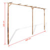vidaXL Bambusov&aacute; pergola 4x2 m
