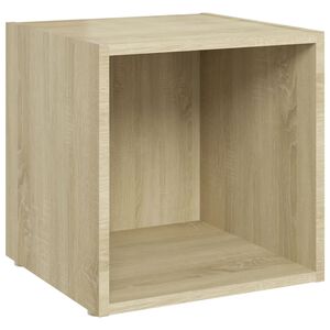 vidaXL TV stolek dub sonoma 37 x 35 x 37 cm kompozitn&iacute; dřevo