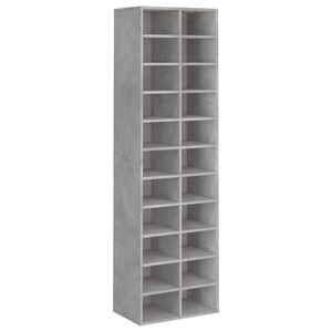 vidaXL Botn&iacute;k betonově &scaron;ed&yacute; 54 x 34 x 183 cm kompozitn&iacute; dřevo