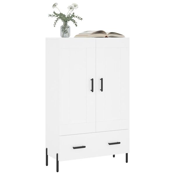 vidaXL Skříň highboard bílá 69,5 x 31 x 115 cm kompozitní dřevo