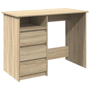 vidaXL Psac&iacute; stůl dub sonoma 102 x 50 x 75 cm kompozitn&iacute; dřevo